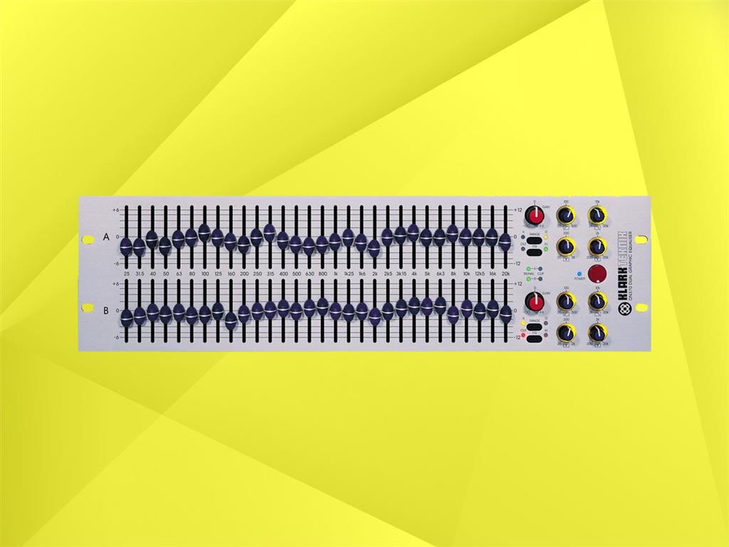 KLARK-TEKNIK DN370 Grafischer Equalizer (2x 30-Band