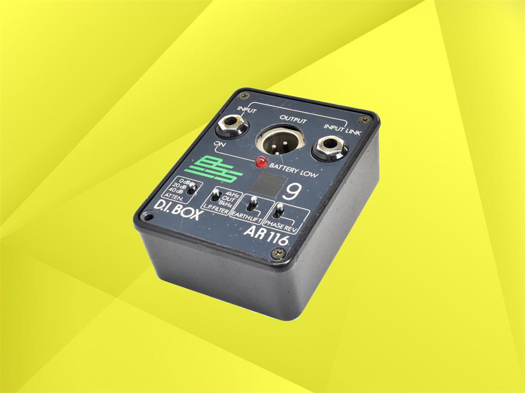 BSS AR-116 Aktive DI Box (Phantom-/Batterieversorgung