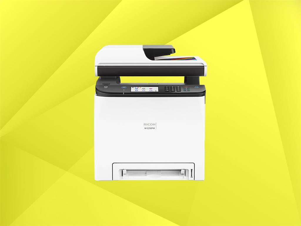RICOH M C250FWB Farblaser Multifunktionsdrucker DIN A4 fournell showtechnik
