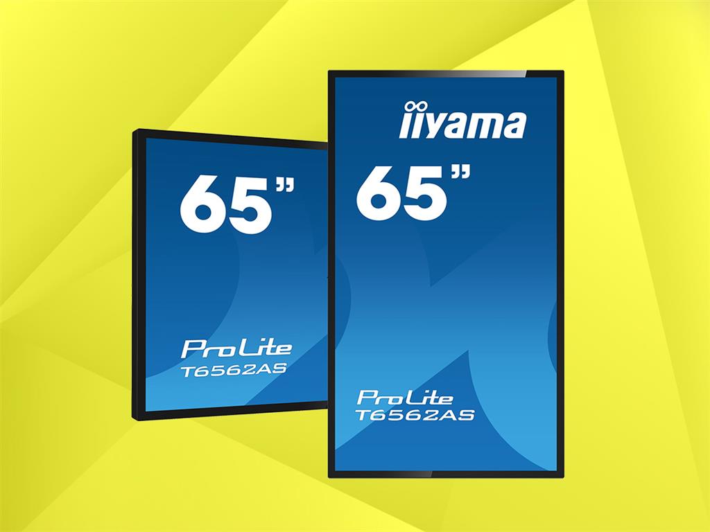 IIYAMA T6562AS-B1 ProLite Kapazitiv-Touch LCD-Monitor 65"-Flachbildschirm 16:9 UHD;