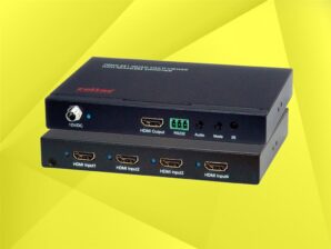 SPEAKA Quad Multiviewer HDMI 4x1 Switch (FHD);