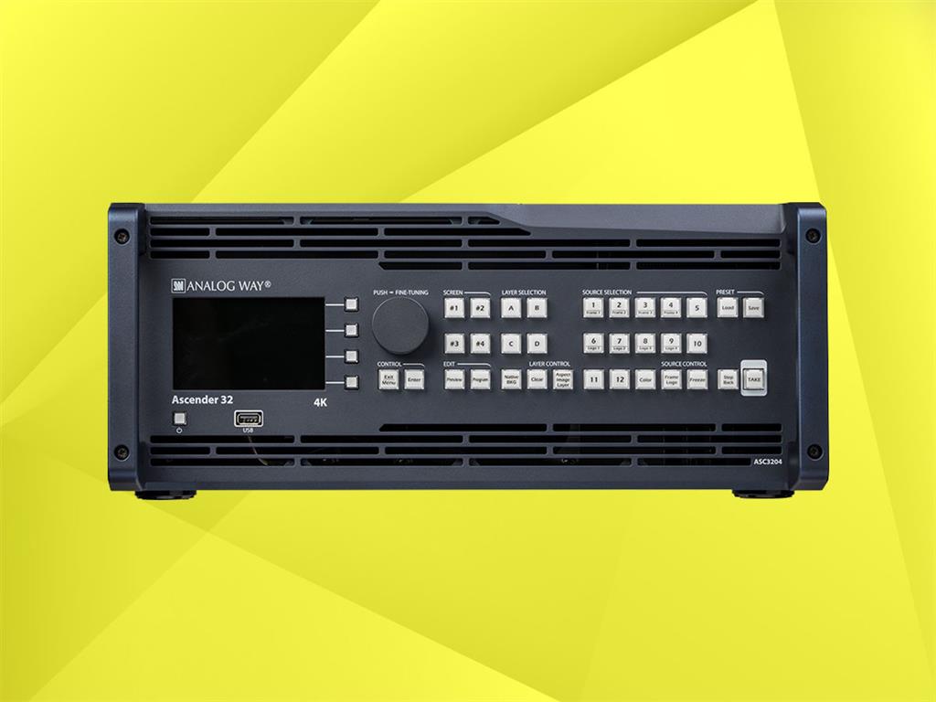 ANALOG-WAY Ascender-32/ASC3204-4K Digitaler Multiscreen-Videomischer;