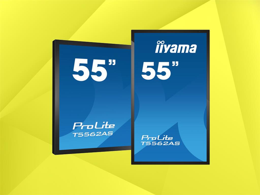 IIYAMA T5562AS-B1 ProLite Kapazitiv-Touch LCD-Monitor 55"-Flachbildschirm 16:9 UHD;