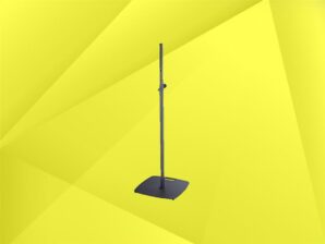 K&M 24624 Universalstativ mit quadratischem Sockel (140-240cm); schwarz;