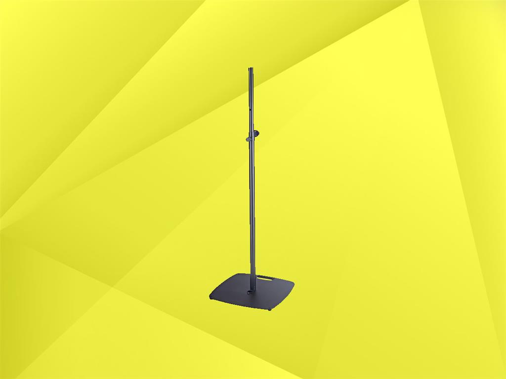 K&M 24624 Universalstativ mit quadratischem Sockel (140-240cm); schwarz;