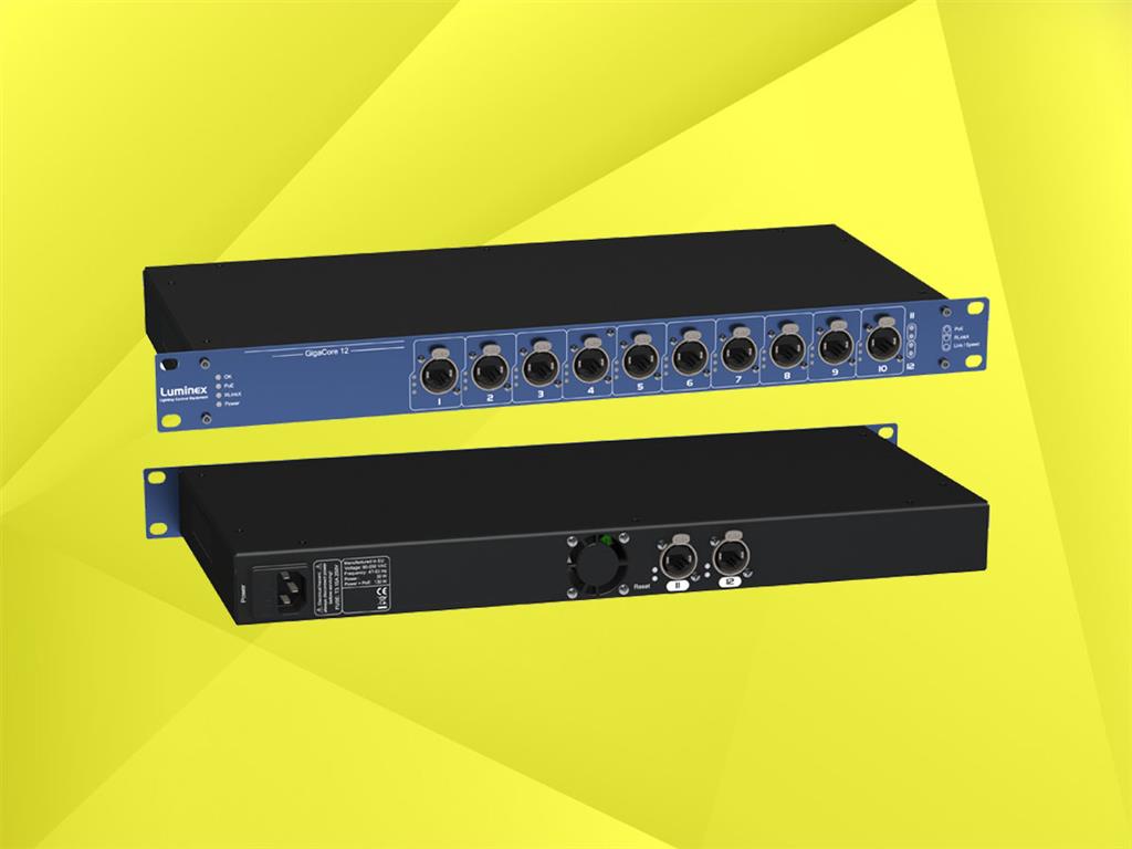 LUMINEX GigaCore-12 Ethernet-Switch 12fach (EtherCon);