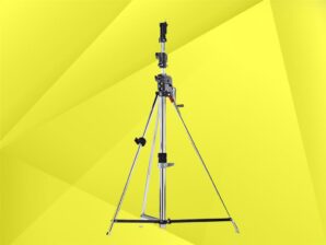 MANFROTTO 087NW-WindUp Teleskop-Kurbelstativ mit MiniTV-/TV-Aufnahme;