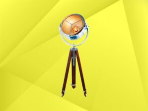 ROBE picklePATT/WT Design-Stativ für Retro-Designscheinwerfer (Wood Tripod);